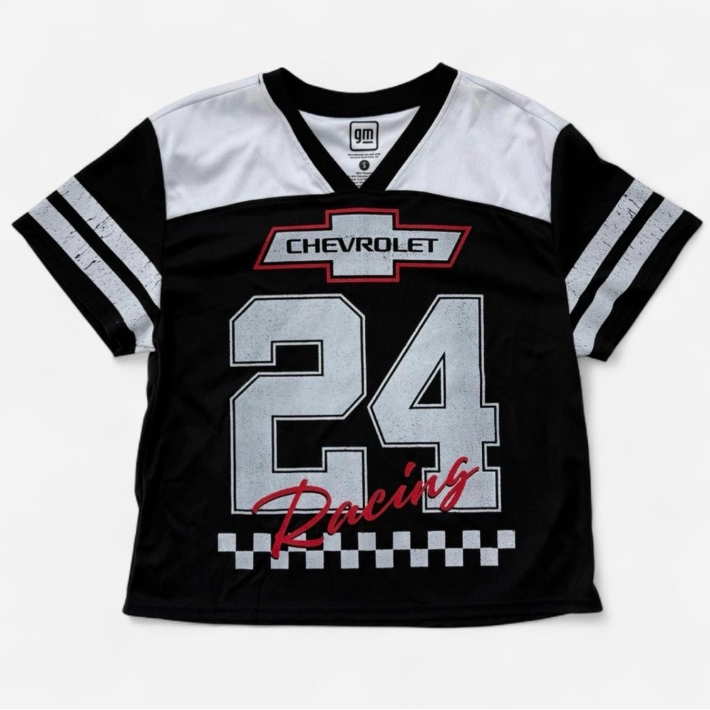 Black and White Racing Shirt
